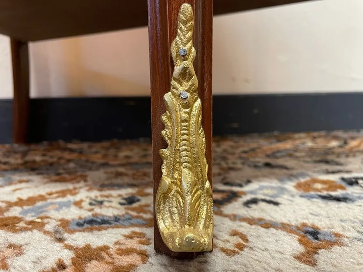 Elegant Parquetry Inlaid Console Table - Image 4