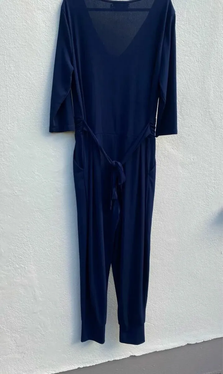 AMBER Jumpsuit - Navy, Size Medium - Image 4