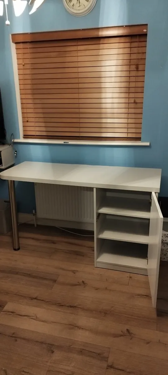 Furniture bundle:single bed,desk,storage box x2 - Image 4