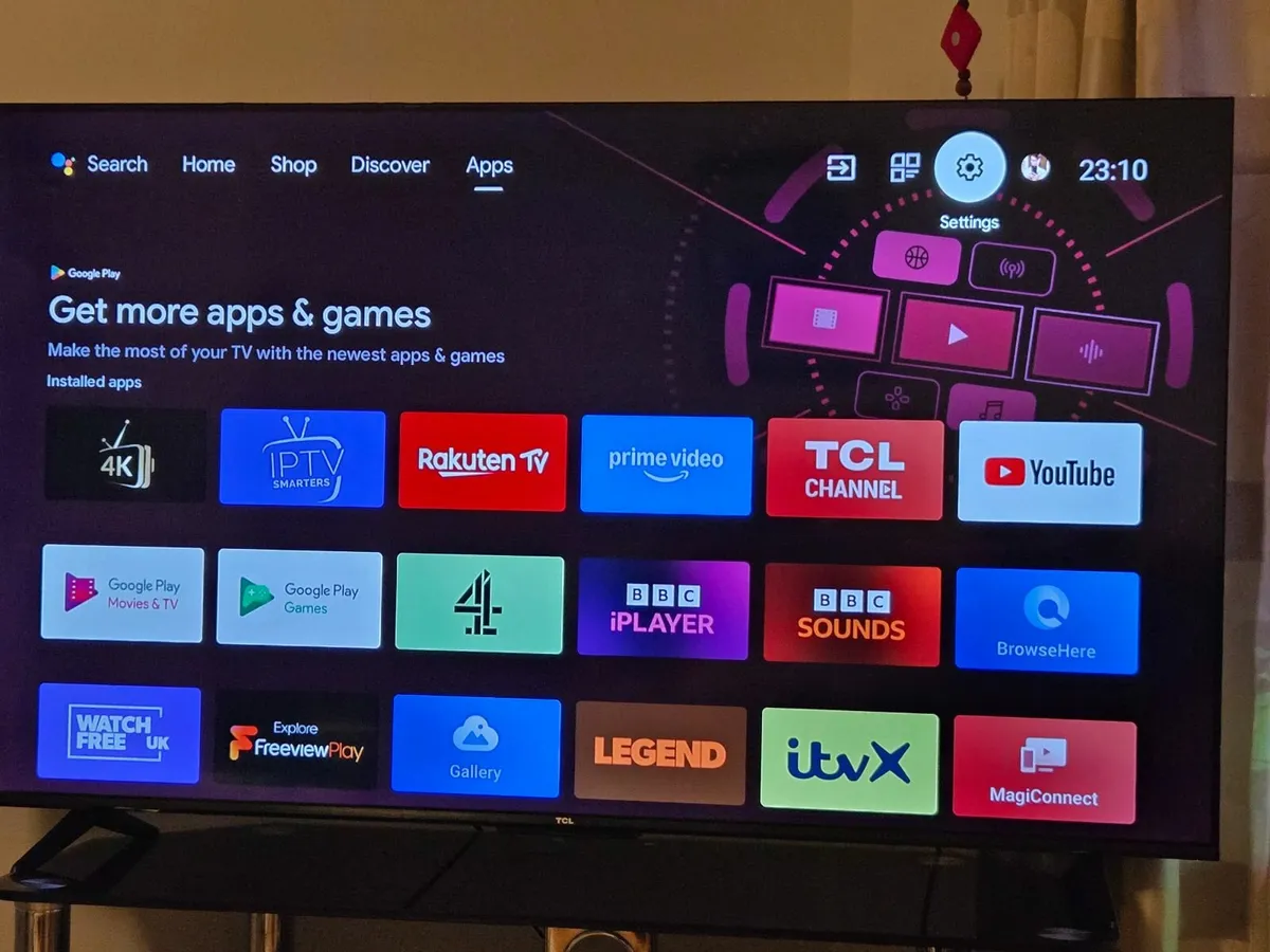 TCL 55 inch 4K HDR TV - Image 1