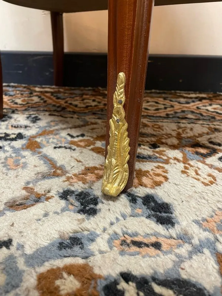 Very Nice Parquetry Inlaid Console Table - Image 4