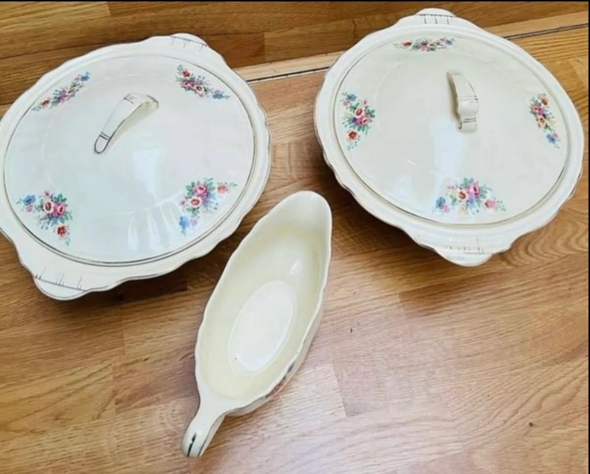 Antique serving dishes - Image 3