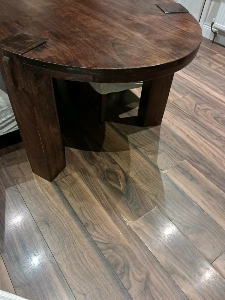 Kitchen table and 6 chairs - Image 2