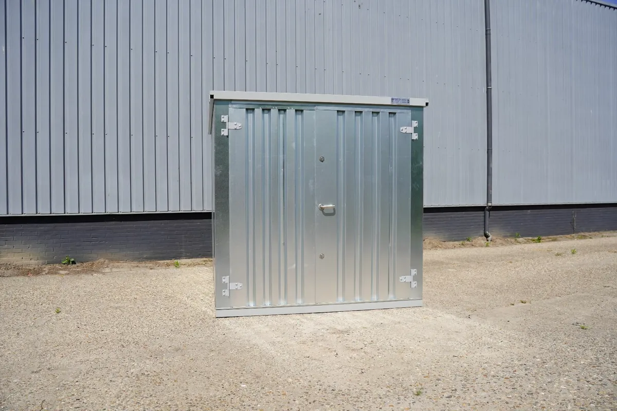 Galvanized Storage Cabin – Built for Outdoor Use - Image 2