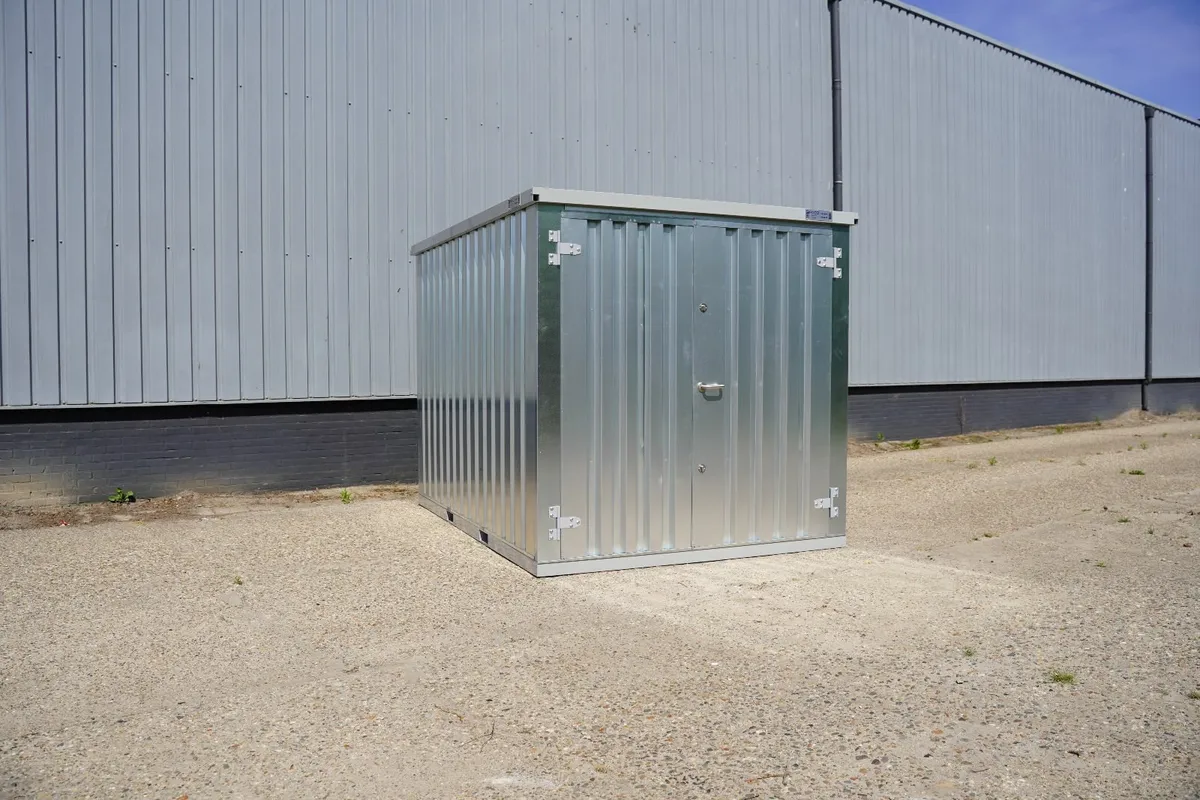Galvanized Storage Cabin – Built for Outdoor Use - Image 3