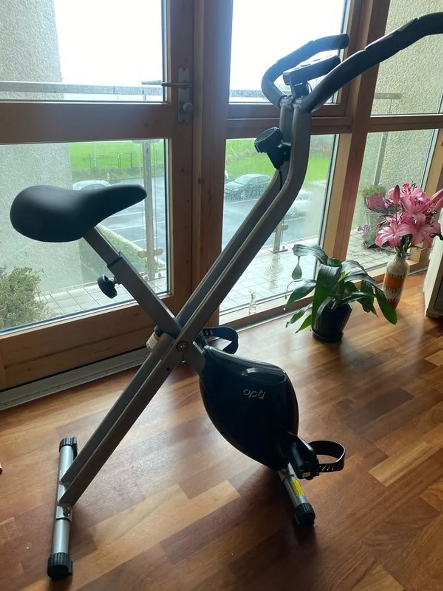 Opti Folding Magnetic Exercise Bike - Image 1