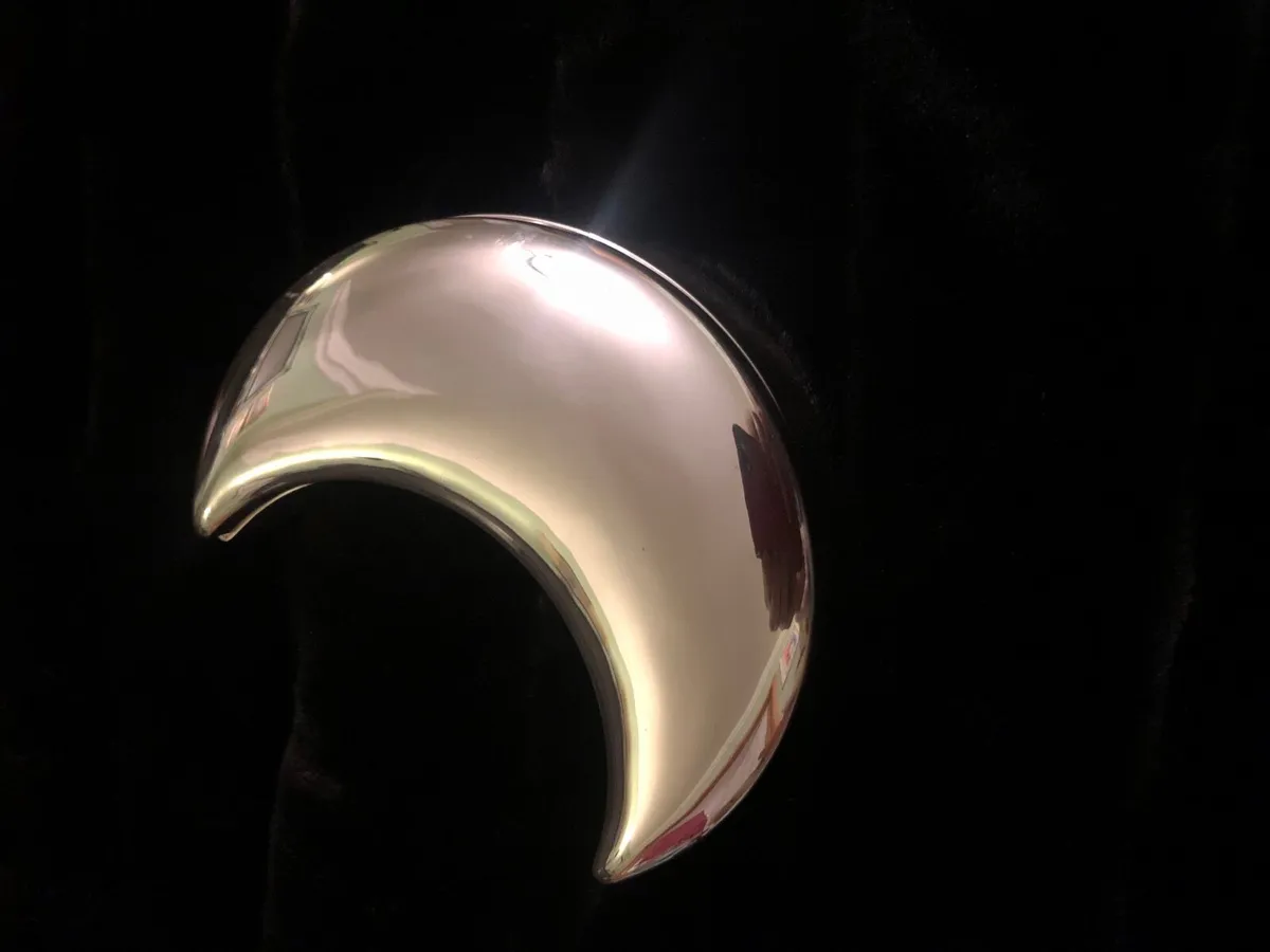 Half Moon Silvered Jewellery box - Image 2