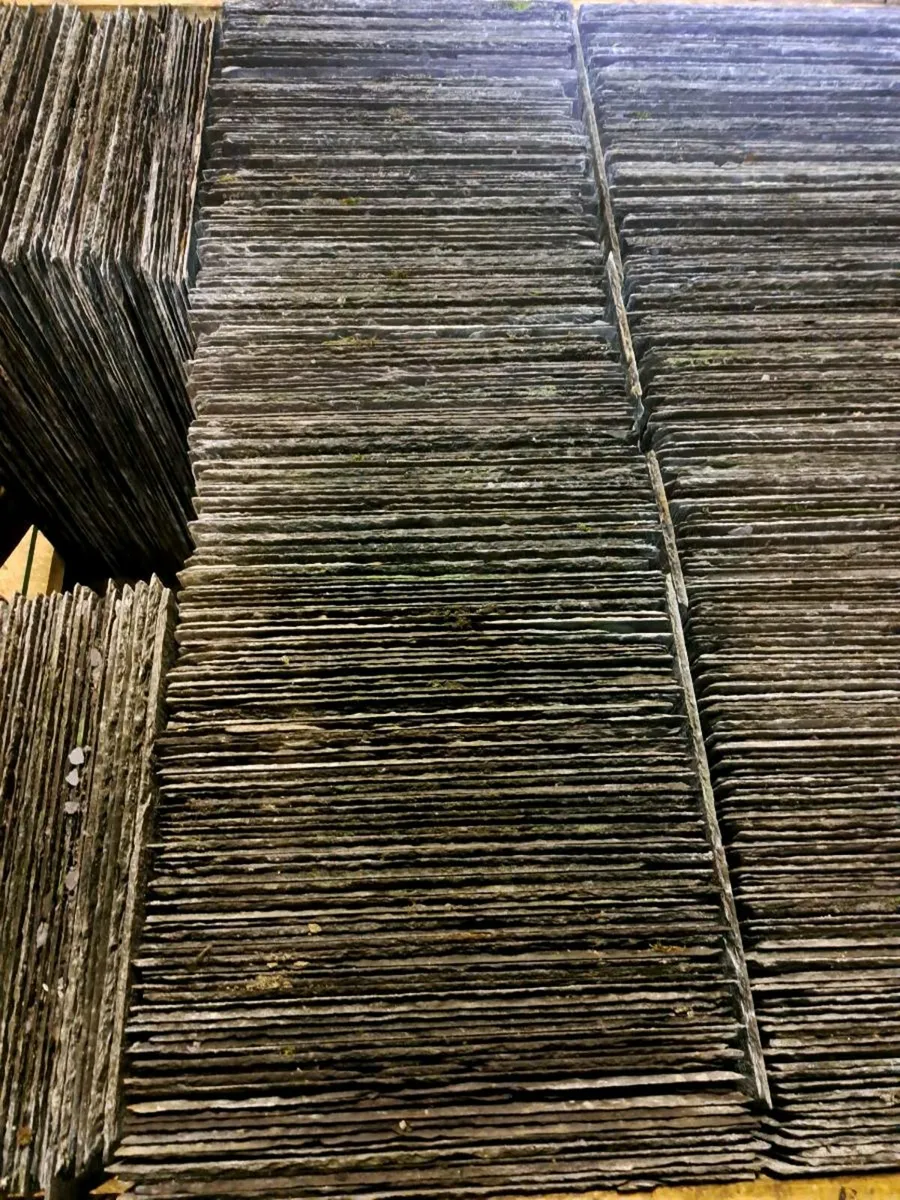 1520 qty 24x14 Reclaimed Bangor Blue Slates - Image 4