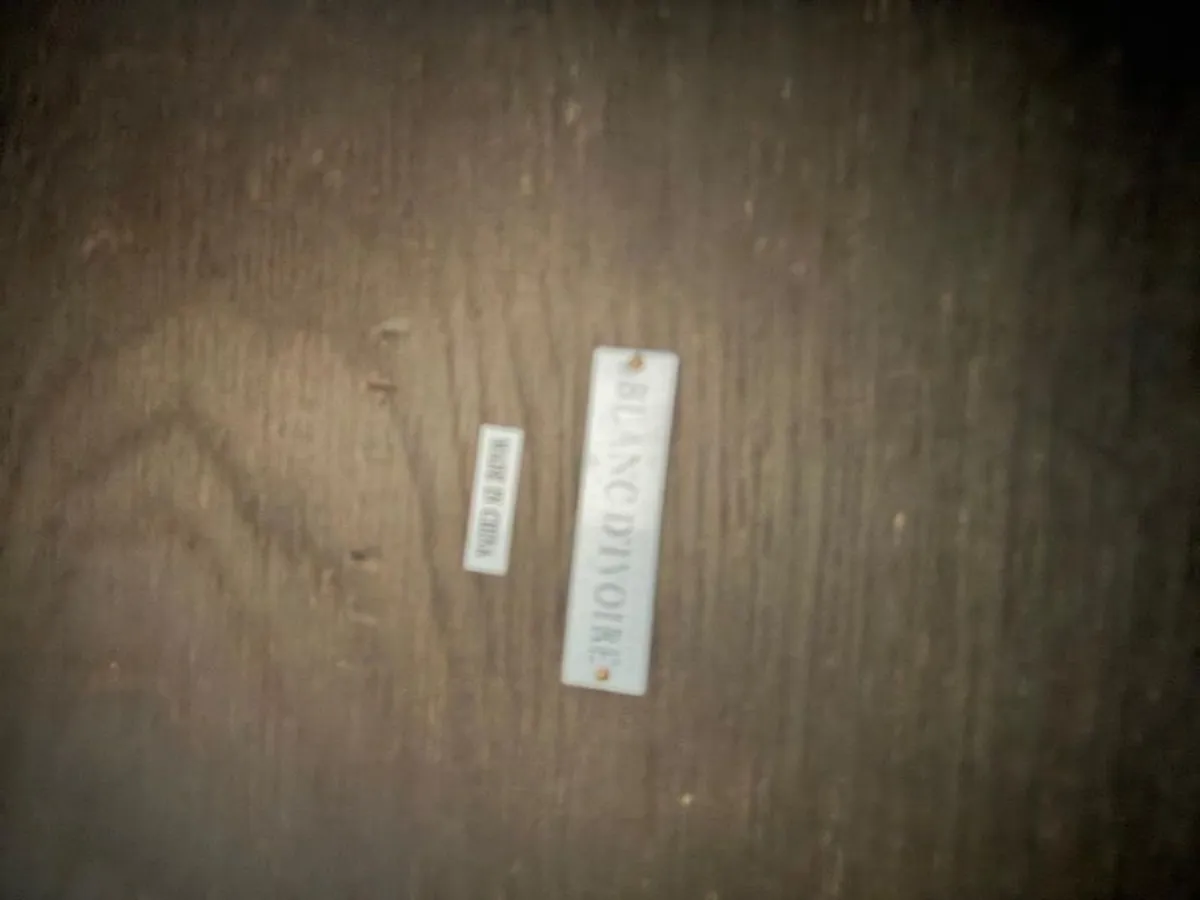 Blanc d'ivoire side tables - Image 1