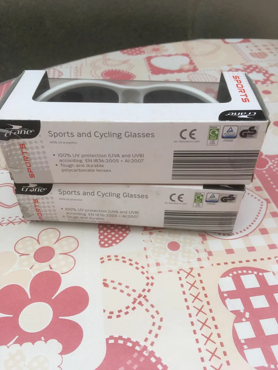 NEW and SEALED Cycling Glasses, White - Image 4