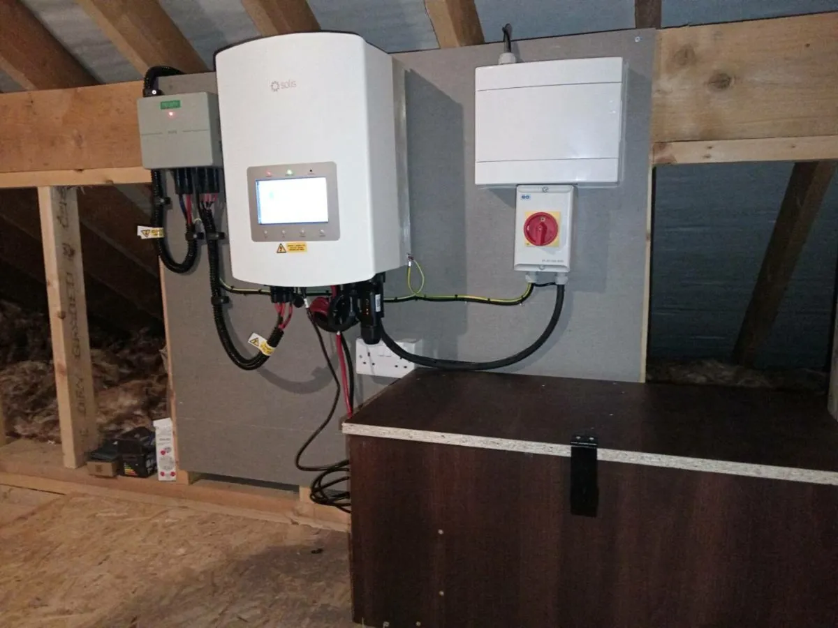 Brand new solis 5kw hybrid DIY kit 16kwh battery - Image 2