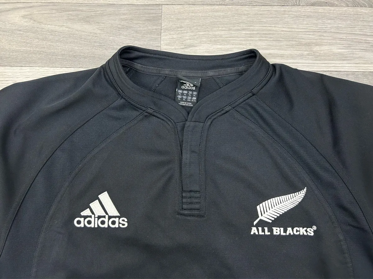 Vintage 2005 Adidas All Blacks Rugby Jersey XL - Image 3