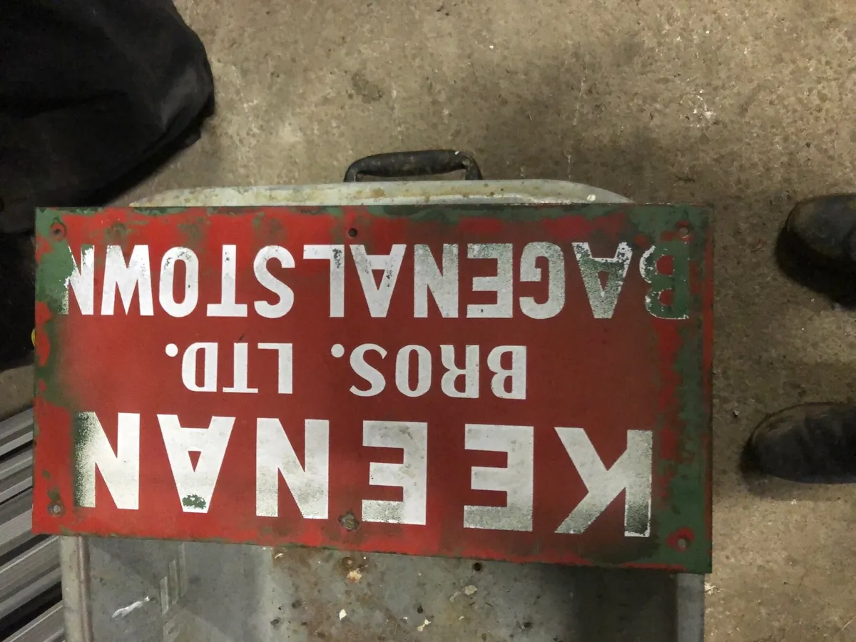 Enamel  Hay shed signs - Image 2