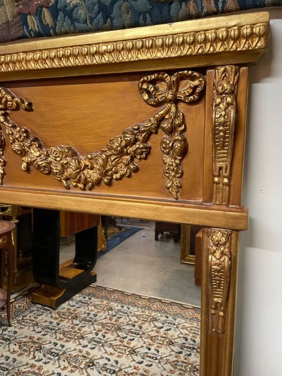 Regency Style Gilt Wood Overmantle Mirror - Image 3