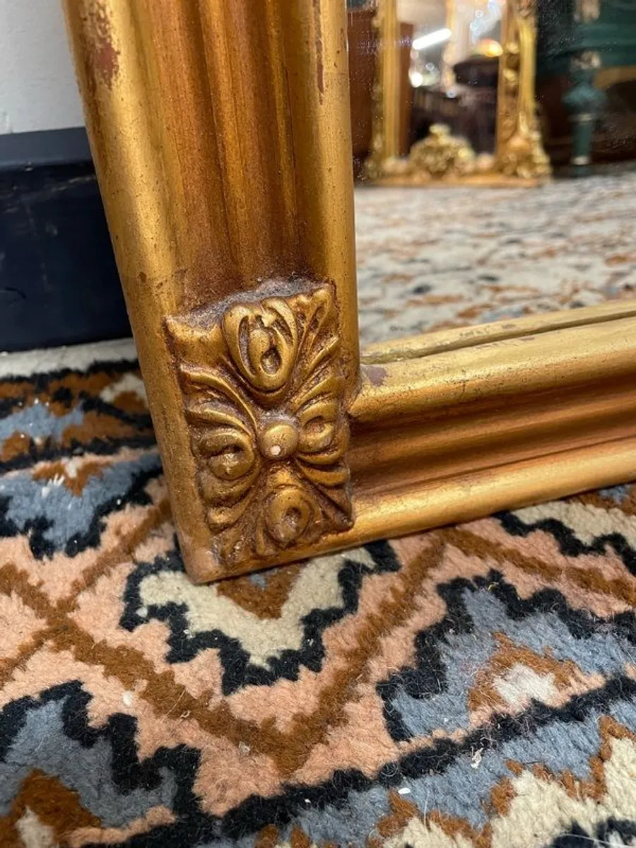 Regency Style Gilt Wood Overmantle Mirror - Image 4