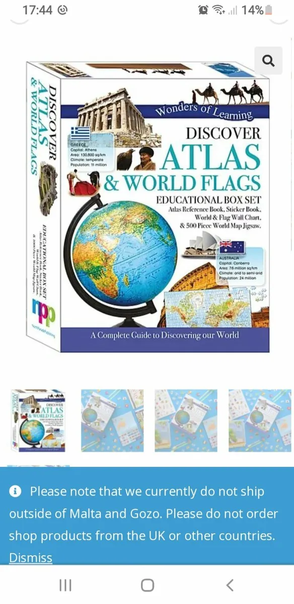 Educational globe book puzzle set - Image 4