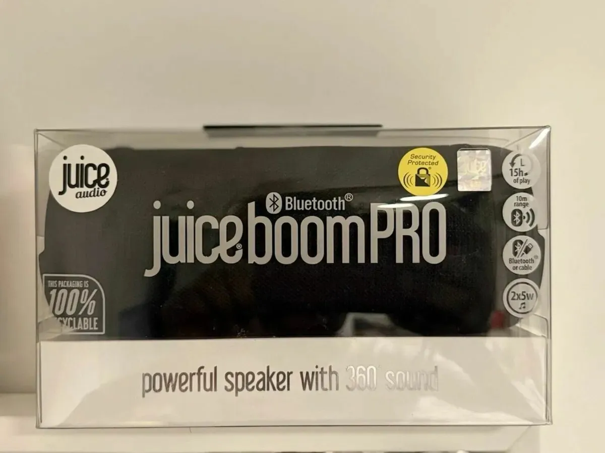 BRAND NEW JuiceBoom PRO Bluetooth Portable Speaker - Image 1