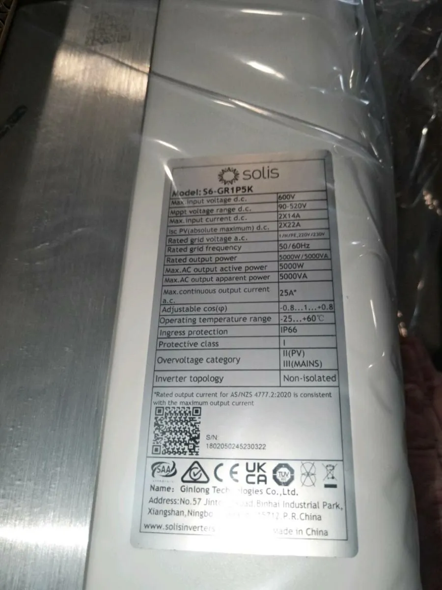 Brand new solis 5kw Grid Tie inverter - Image 2