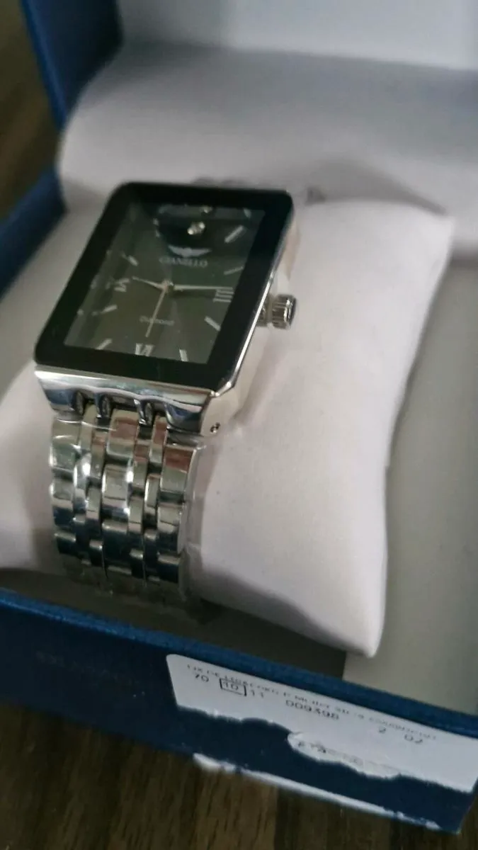 Gianello Men's Genuine Diamond Dial Watch - Image 3