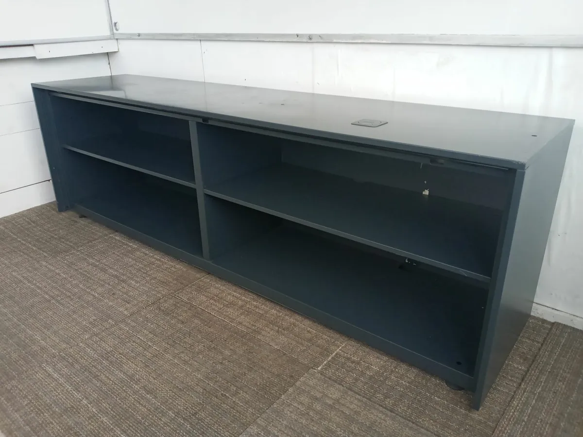 2 x Steel Storage Low Shelve Units - Image 2