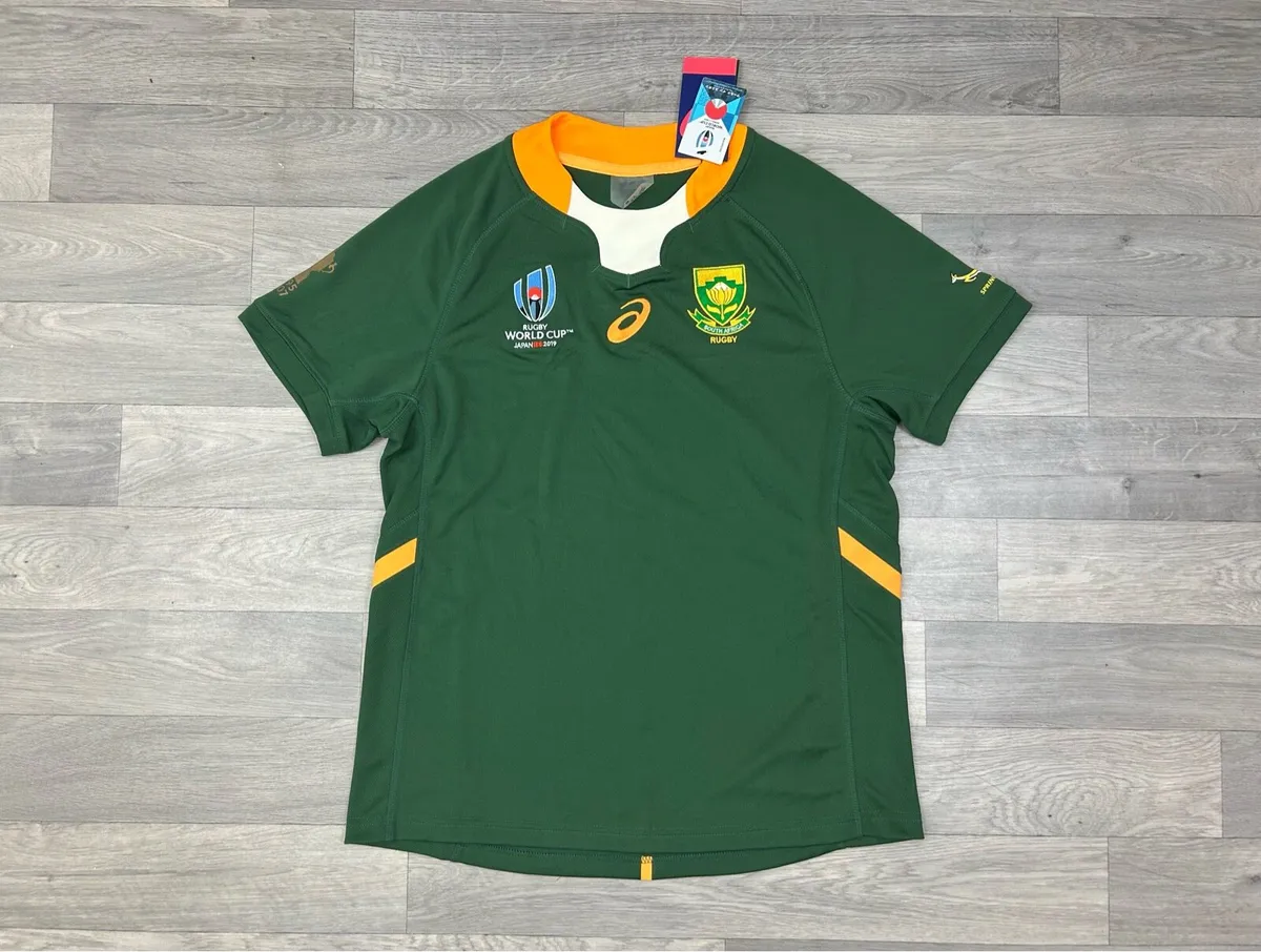 NEW Asics South Africa Rugby Jersey Shirt Men M - Image 1