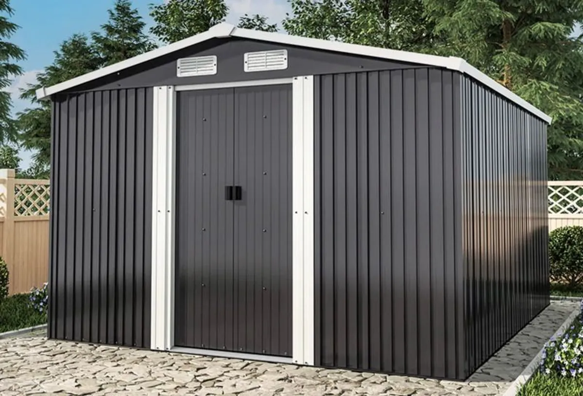 Asean 8 ft. W x 10 ft. D Metal  Shed