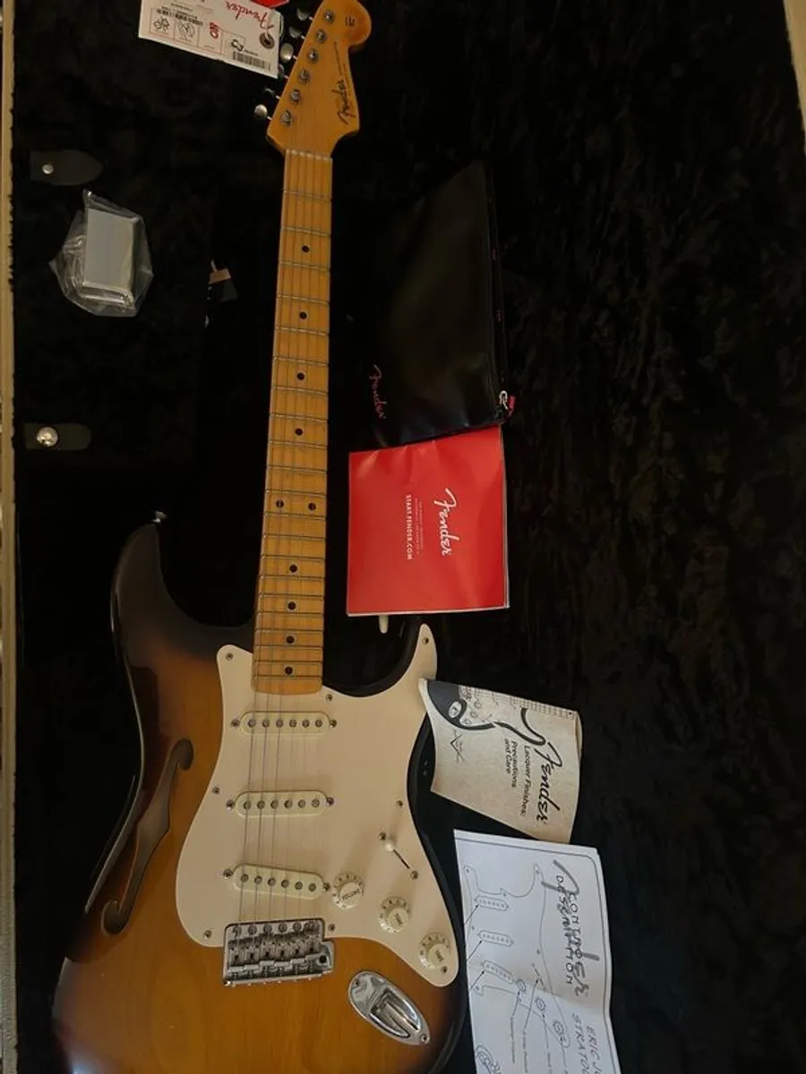 Fender Eric Johnson Thinline Stratocaster & Original case. - Image 3