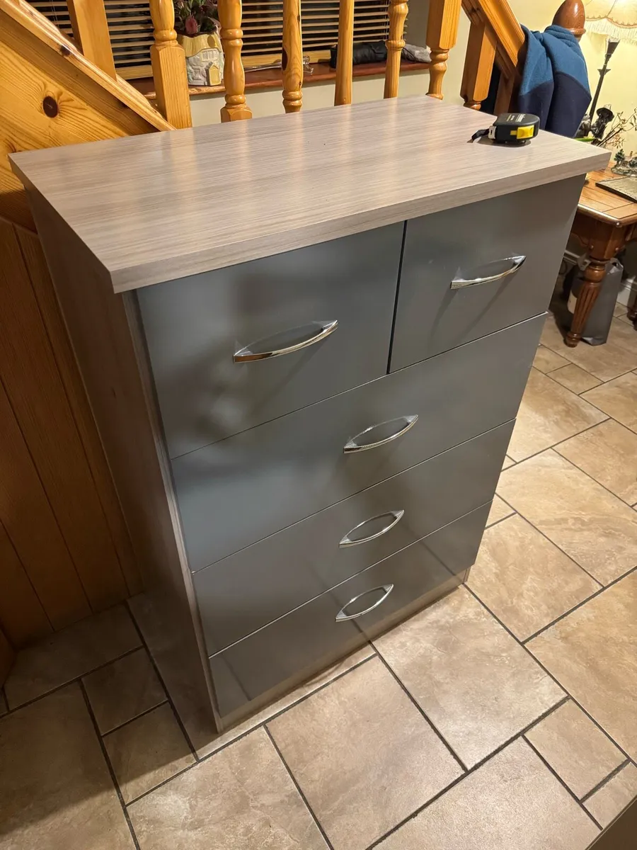 Chest Drawers Grey - Image 1