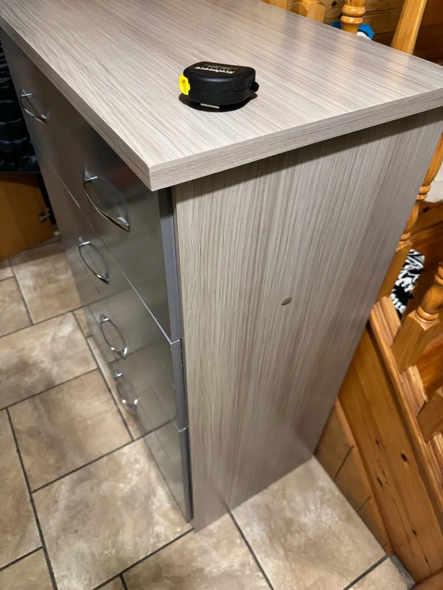 Chest Drawers Grey - Image 3