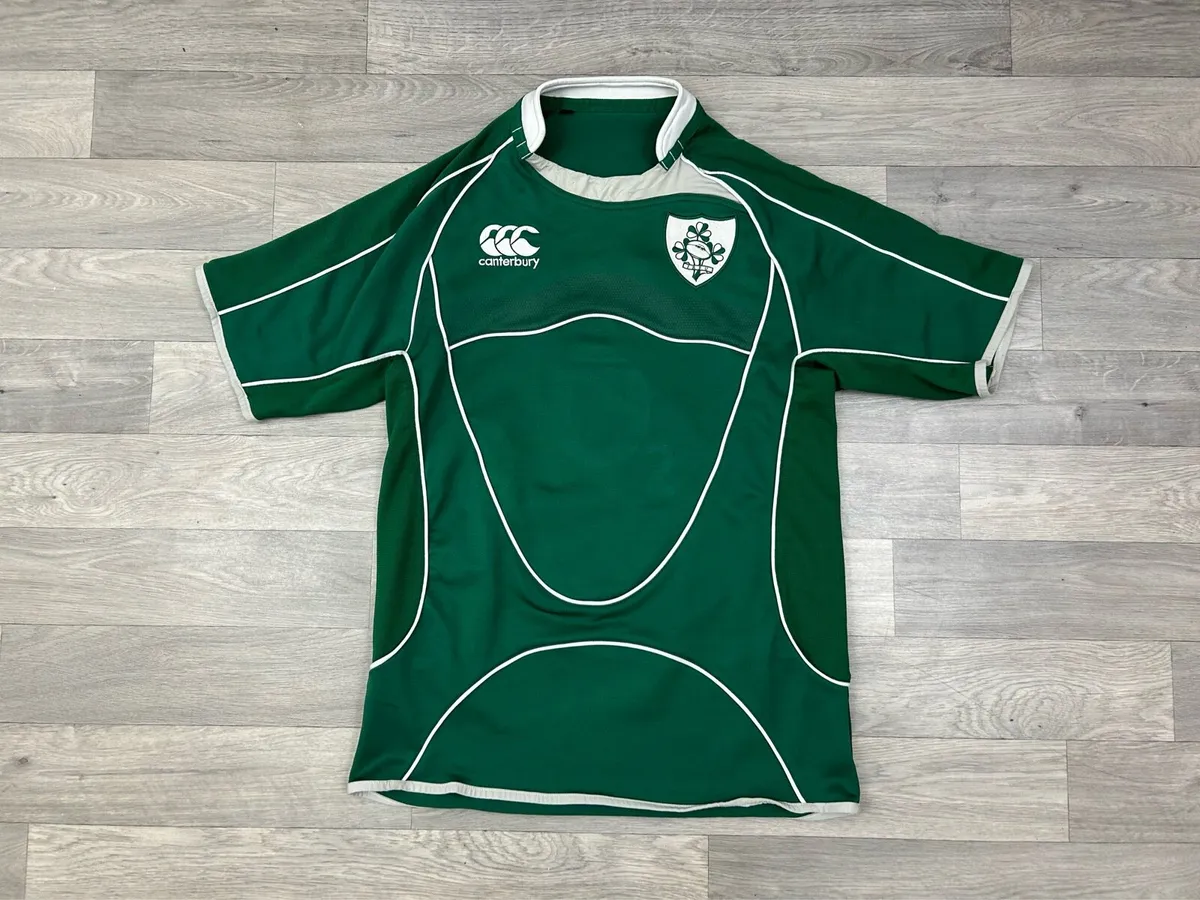 Vintage 2007 Canterbury Ireland Rugby Jersey Shirt - Image 1