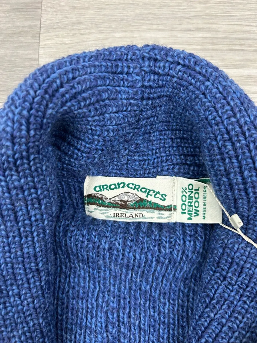 NEW Aran Crafts Chunky Merino Wool Cardigan XL - Image 4