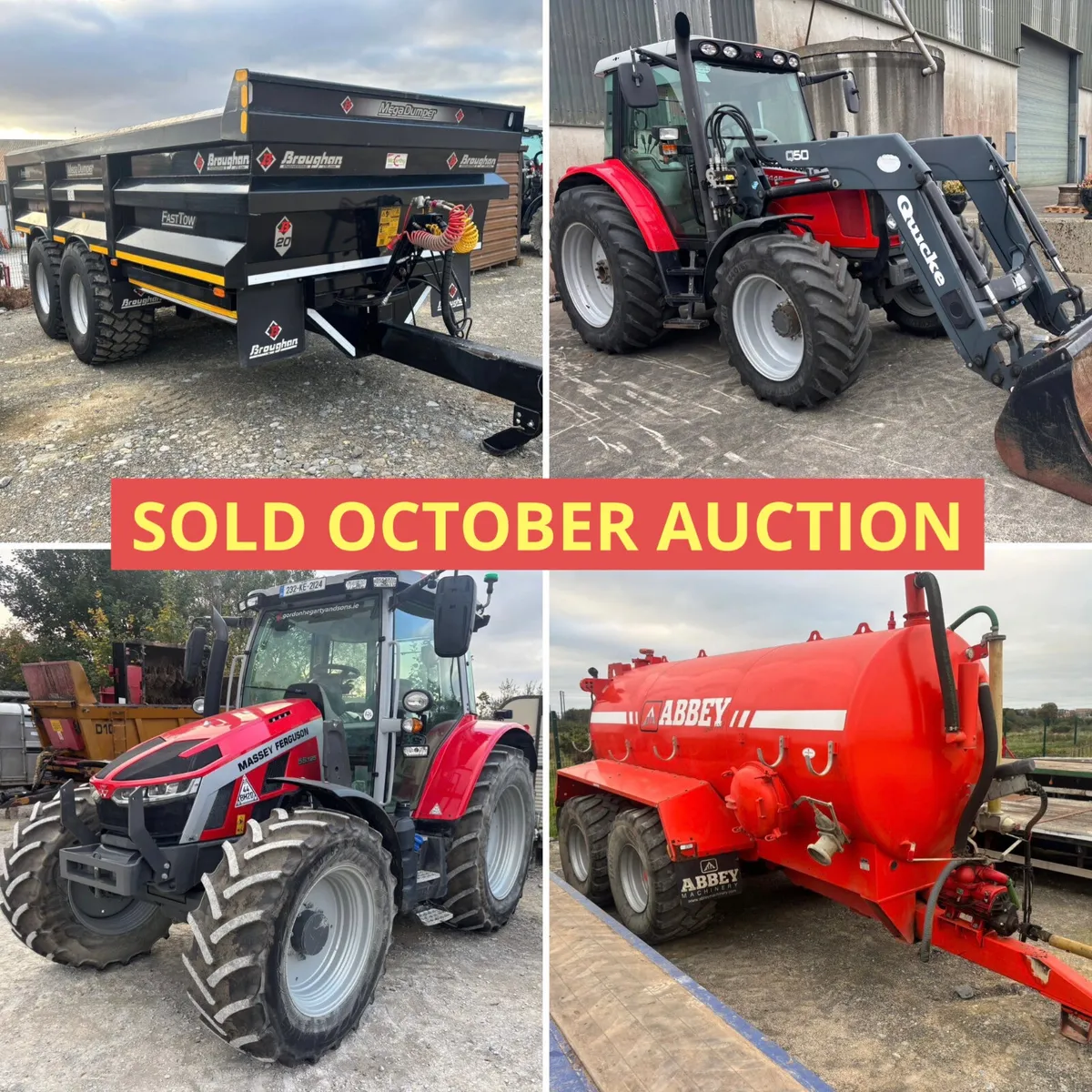 Portlaoise Machinery Auction Entries Accepted - Image 1