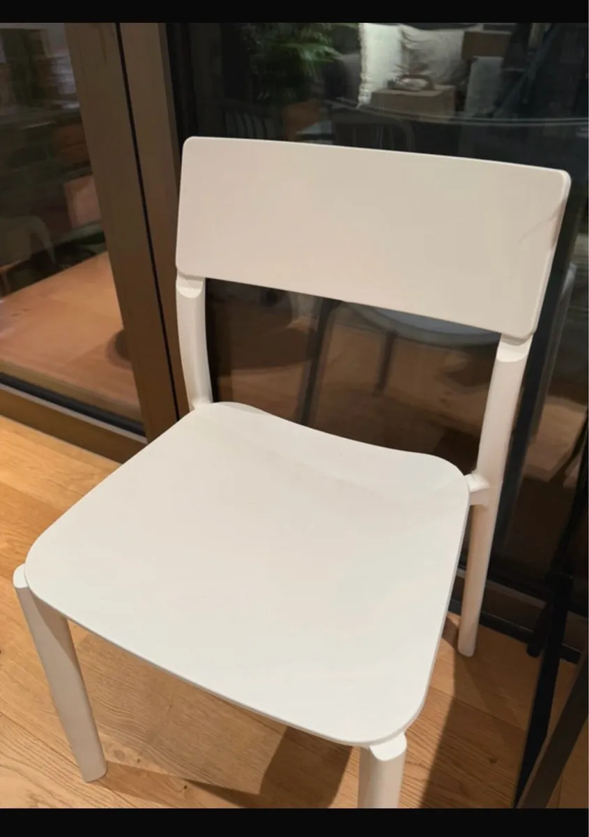 Janinge White Ikea Chair - Image 2