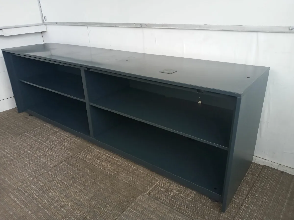 2 x Steel Storage Low Shelve Units - Image 3