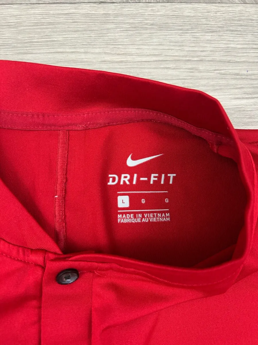 Nike Tiger Wood Collection Golf Polo Shirt Mens L - Image 4