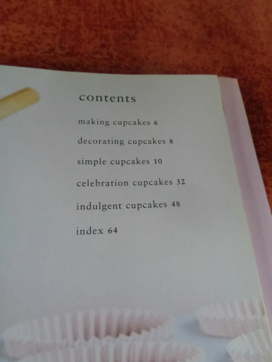 Cupcakes Cookery Book for Sale - Image 4