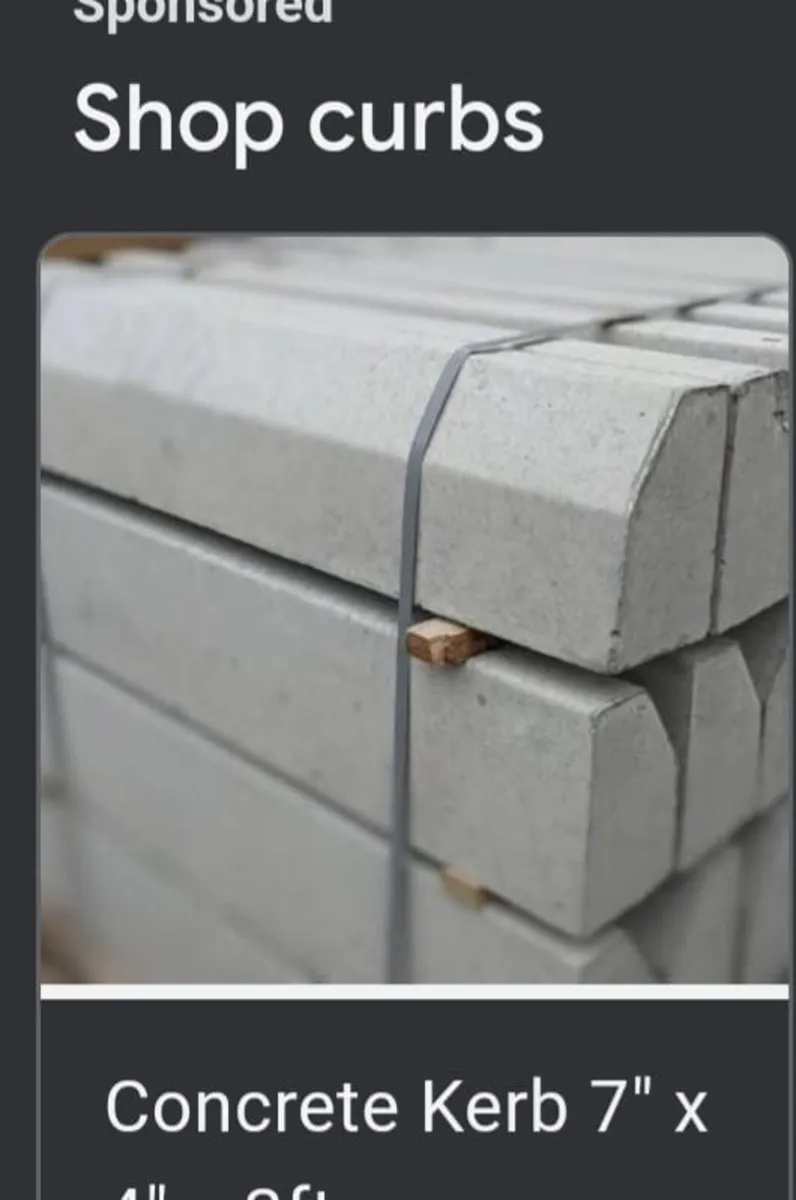 Concrete kerbs - Image 1