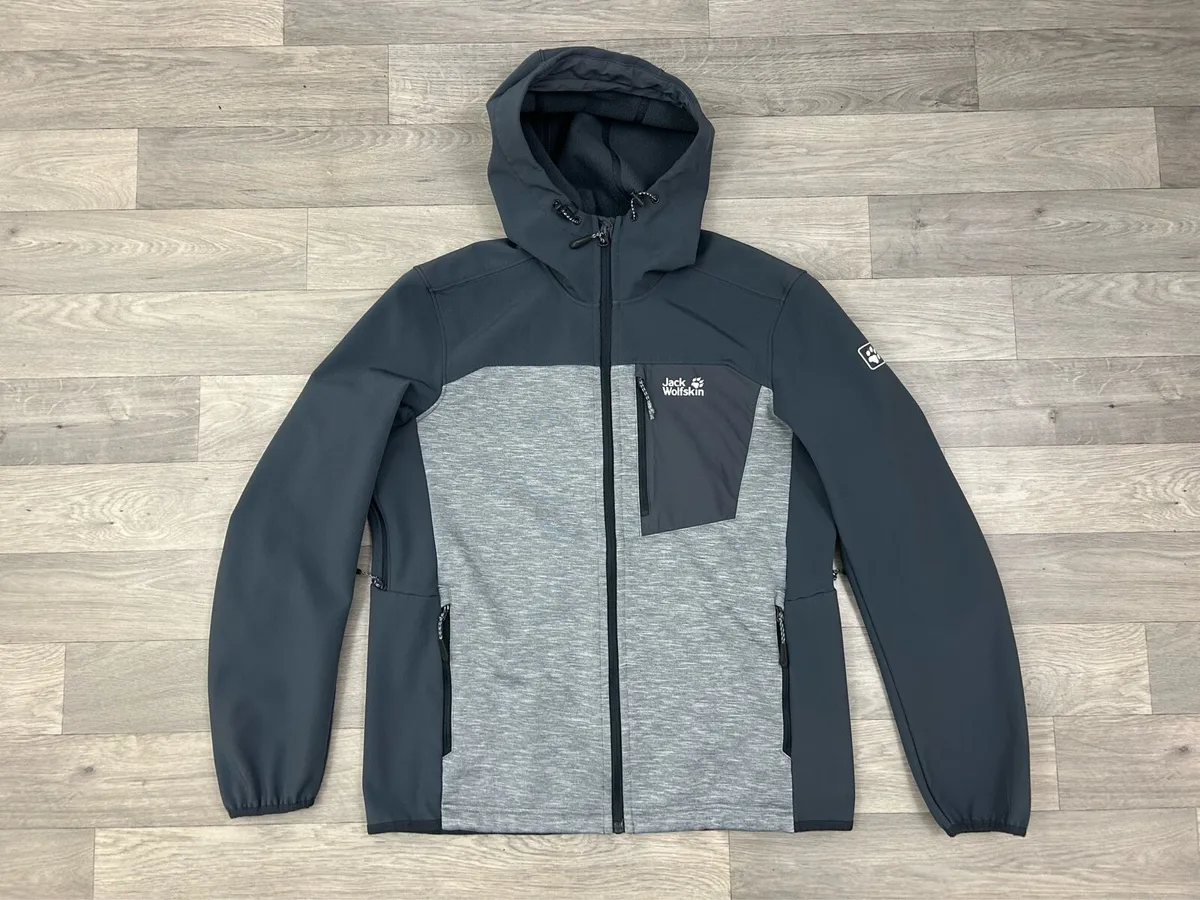 Jack Wolfskin Full Zip Softshell Jacket Mens M - Image 1