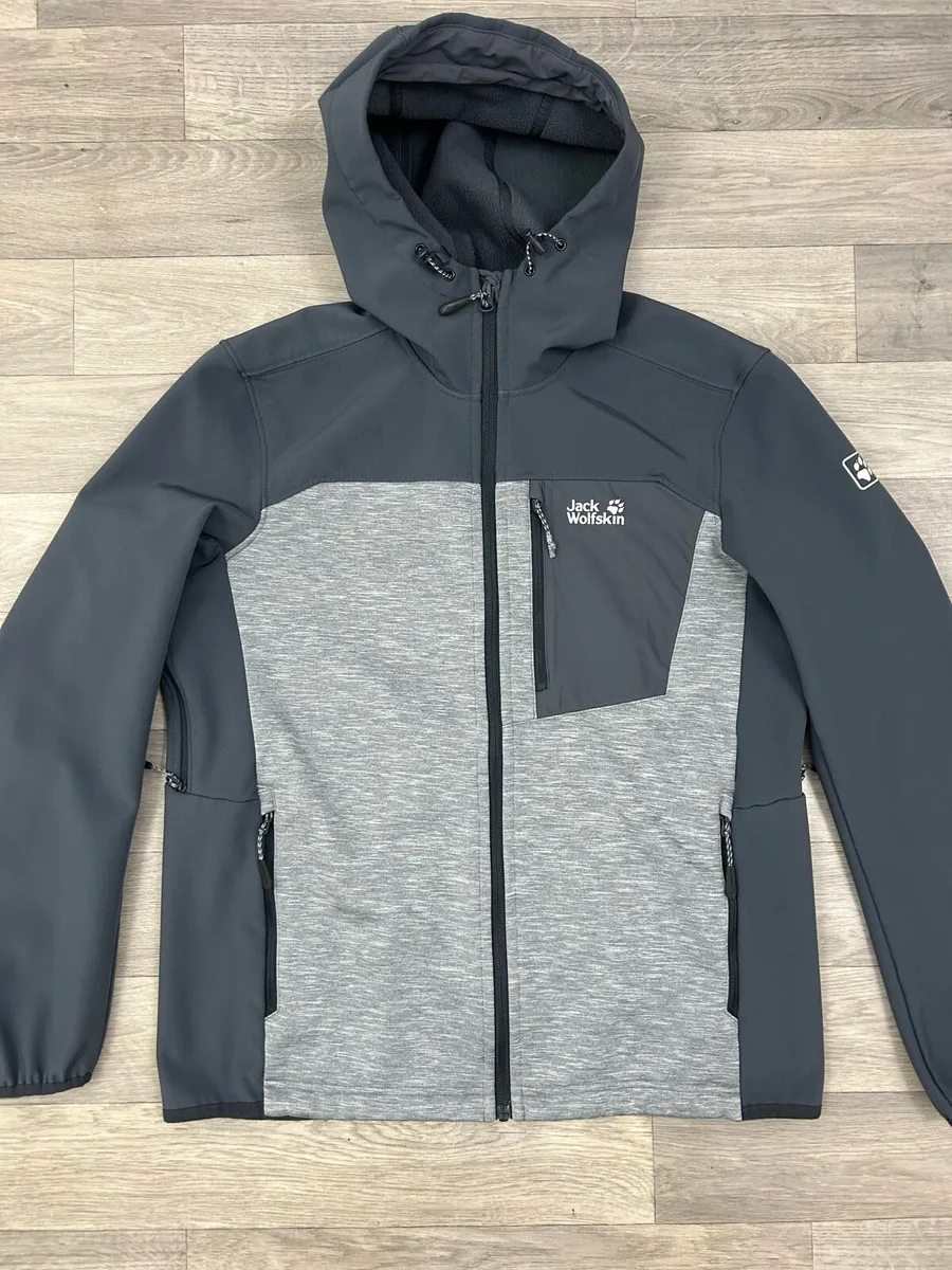 Jack Wolfskin Full Zip Softshell Jacket Mens M - Image 2