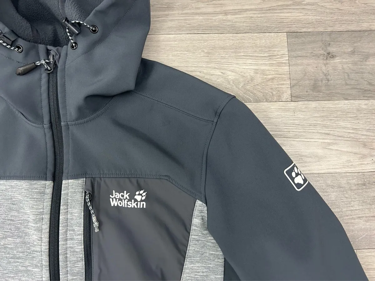 Jack Wolfskin Full Zip Softshell Jacket Mens M - Image 3