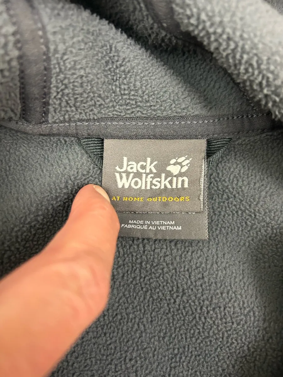 Jack Wolfskin Full Zip Softshell Jacket Mens M - Image 4