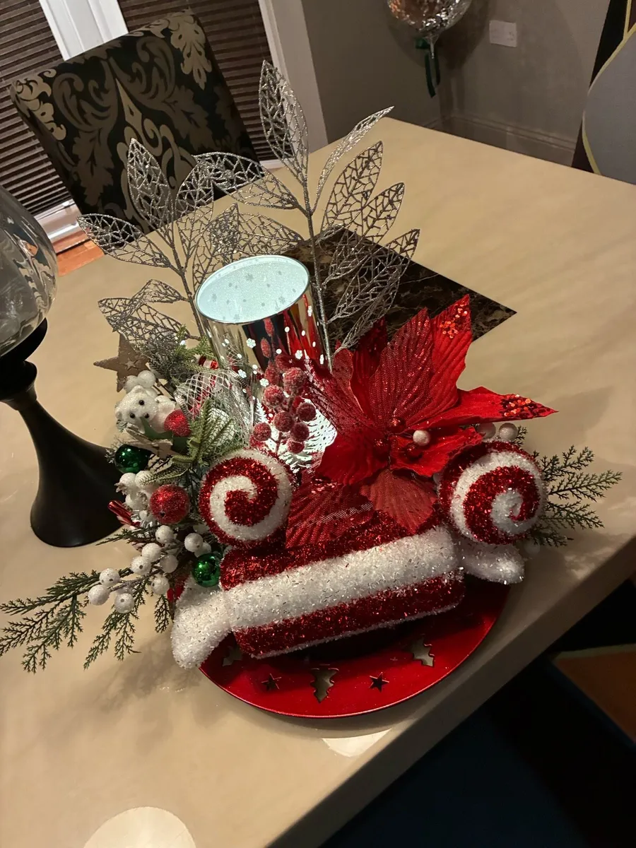 Various Christmas displays for wall table or door - Image 4