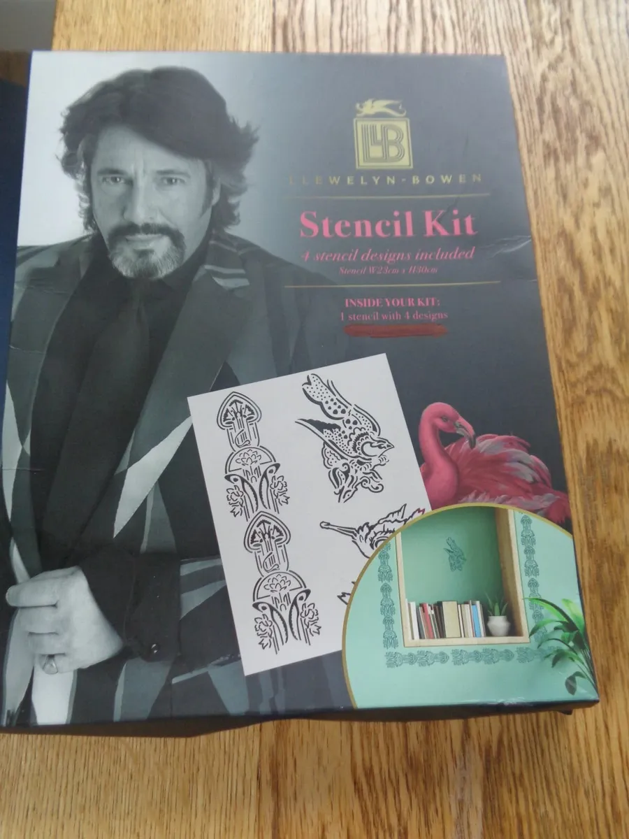 Llewelyn-Bowen Stencils x 4 for Sale - Image 1