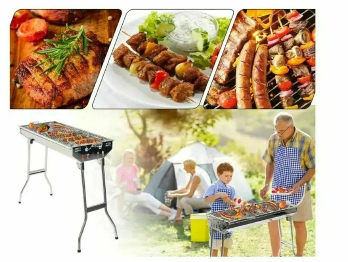 Barbecue Grill for Camping – Outdoor Cooking Tool - Image 2