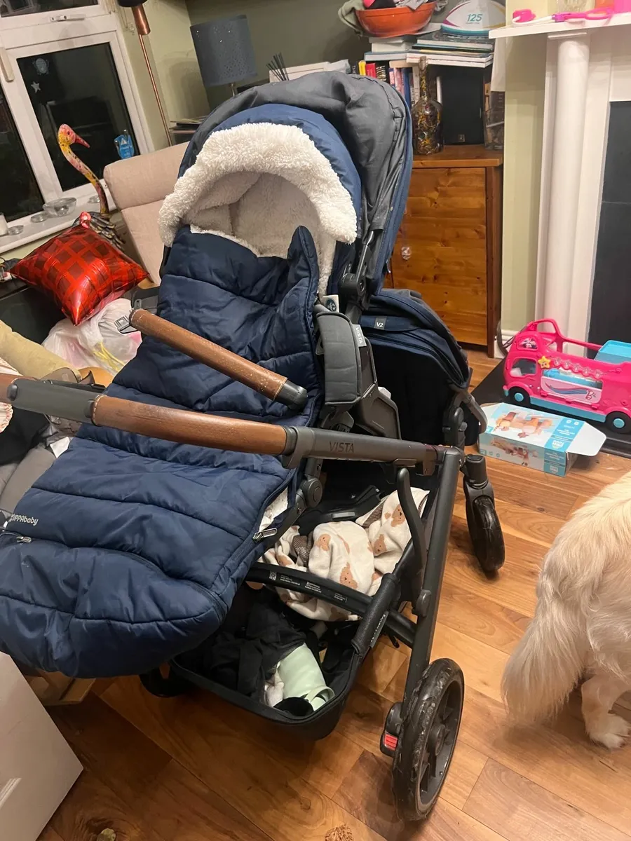 UPPAbaby Vista V2 Double Buggy – Noa (Navy) - Image 2