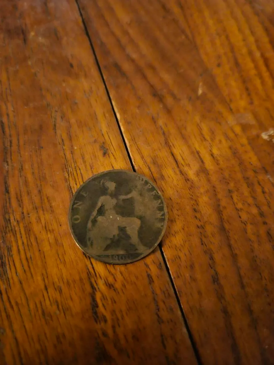 Vintage English Penny 1900 - Image 2