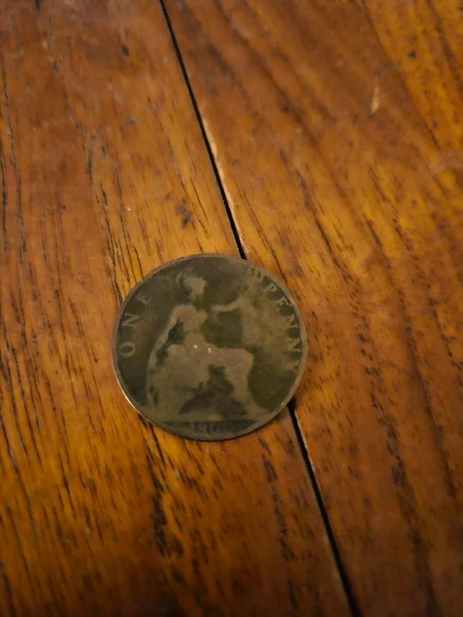 Vintage English Penny 1900 - Image 3