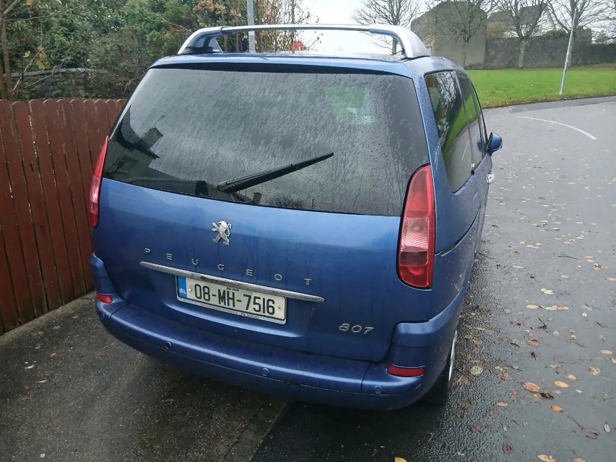 Peugeot 807 Executive, 103K miles Blue NCT & Tax - Image 1