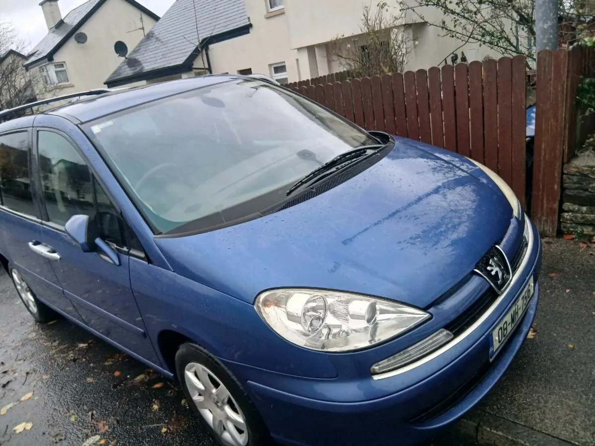 Peugeot 807 Executive, 103K miles Blue NCT & Tax - Image 2