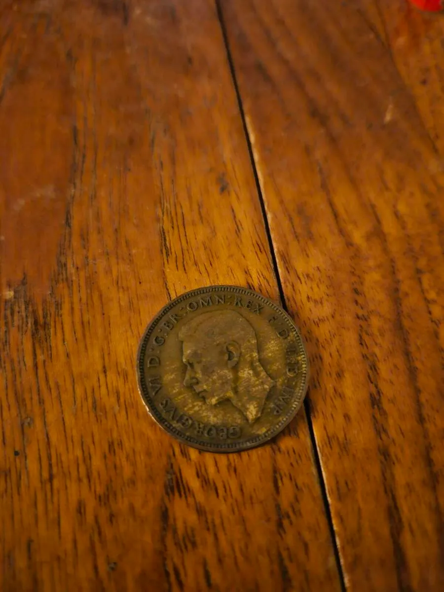 Vintage English Penny 1937 - Image 1